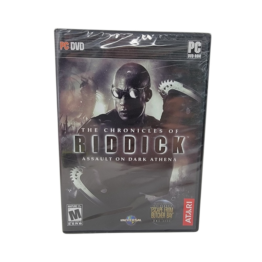 The Chronicles Of Riddick Assault On Dark Athena PC DVD ROM New Sealed Atari